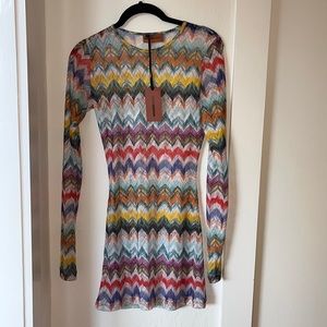 Missoni zig zag multicolor top XS 38